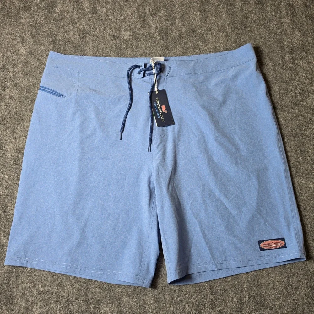 Vineyard Vines Mens Ocean Breeze Heather Stretch Board Shorts 42